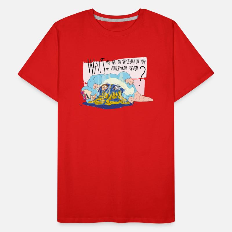 Rick and Morty Beebo Venzenulon 7 oder 9 Männer Premium Bio T-Shirt
