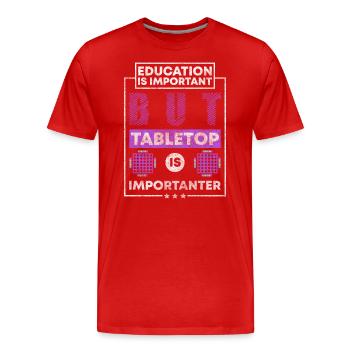Spiele Spielbrett Spieler - Männer Premium Bio T-Shirt - Rot - Vorne - Damien (186cm)