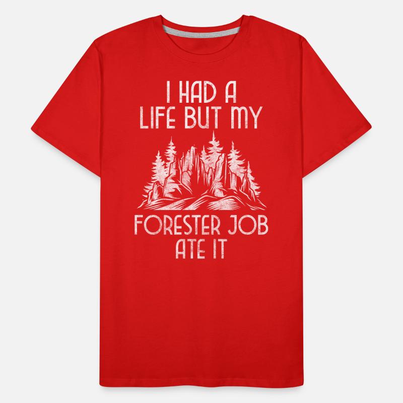 Forest Workers Forest Hunter Men's Premium Organic T-Shirt