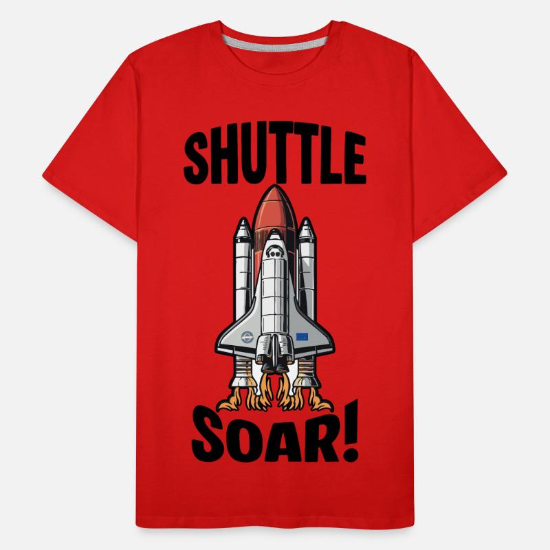 Space Shuttle Soar Takeoff Men's Premium Organic T-Shirt