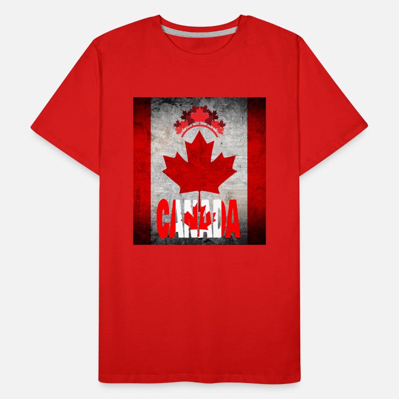 Canada, maple leaf. Men's Premium Organic T-Shirt