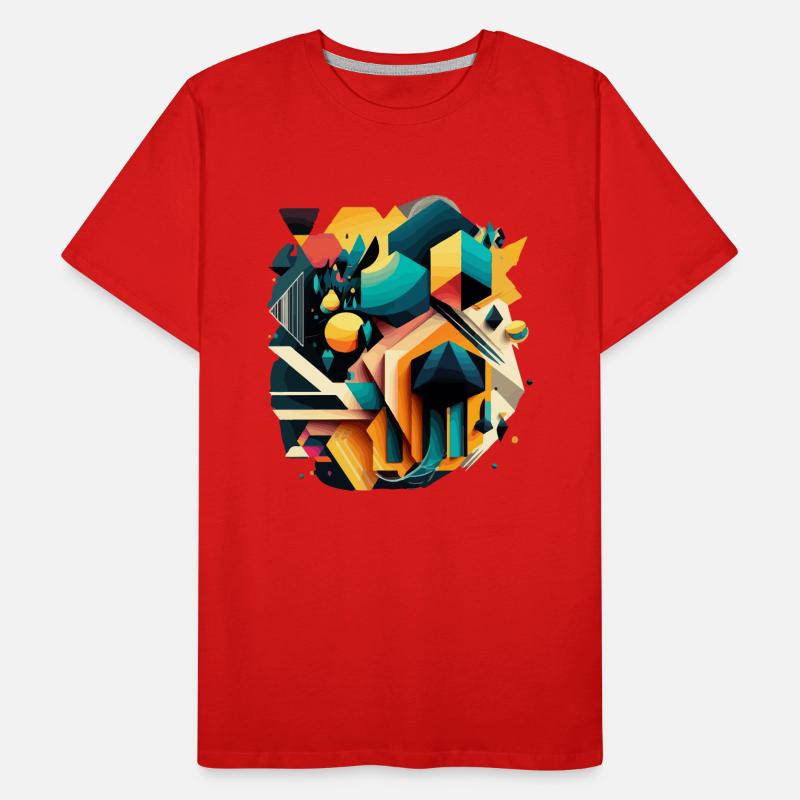 Abstract geometry Men's Premium Organic T-Shirt
