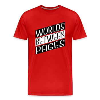Pause rafraîchissante pour l’appréciation de la littérature - T-shirt bio Premium Homme - rouge - Devant - Damien (186cm)