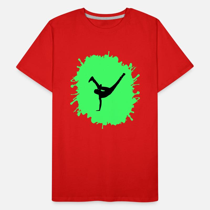 Breakdance éclaboussures T-shirt bio Premium Homme