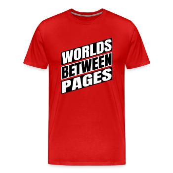 Évasion numérique Anniversaire Évasion Routine d’évasion - T-shirt bio Premium Homme - rouge - Devant - Damien (186cm)