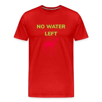 Animal lover and climate activist - Men's Premium Organic T-Shirt - red - Front - Damien (186cm)