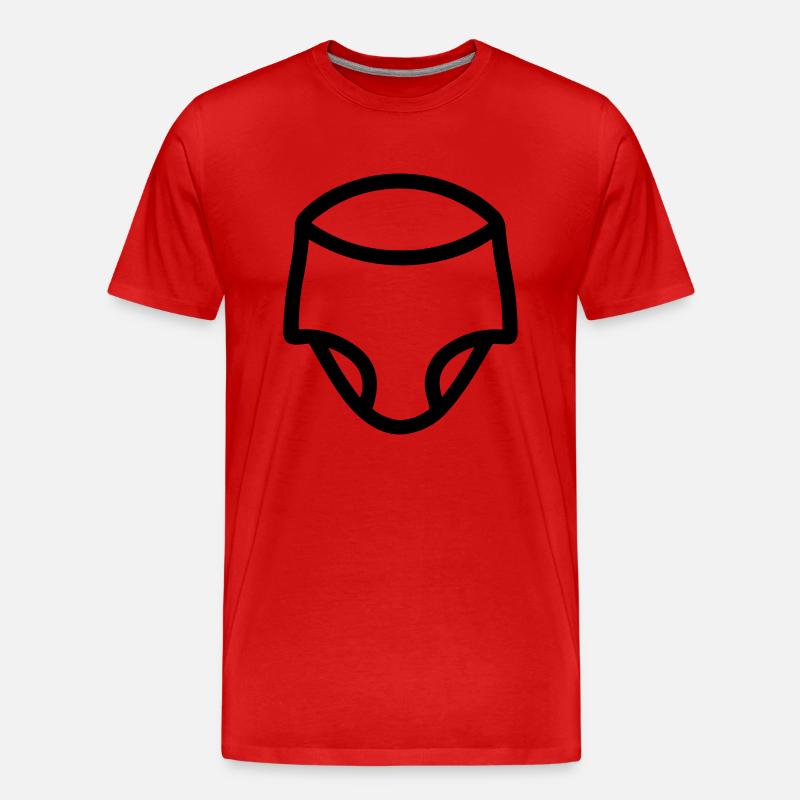 Schicht - Männer Premium Bio T-Shirt - Rot