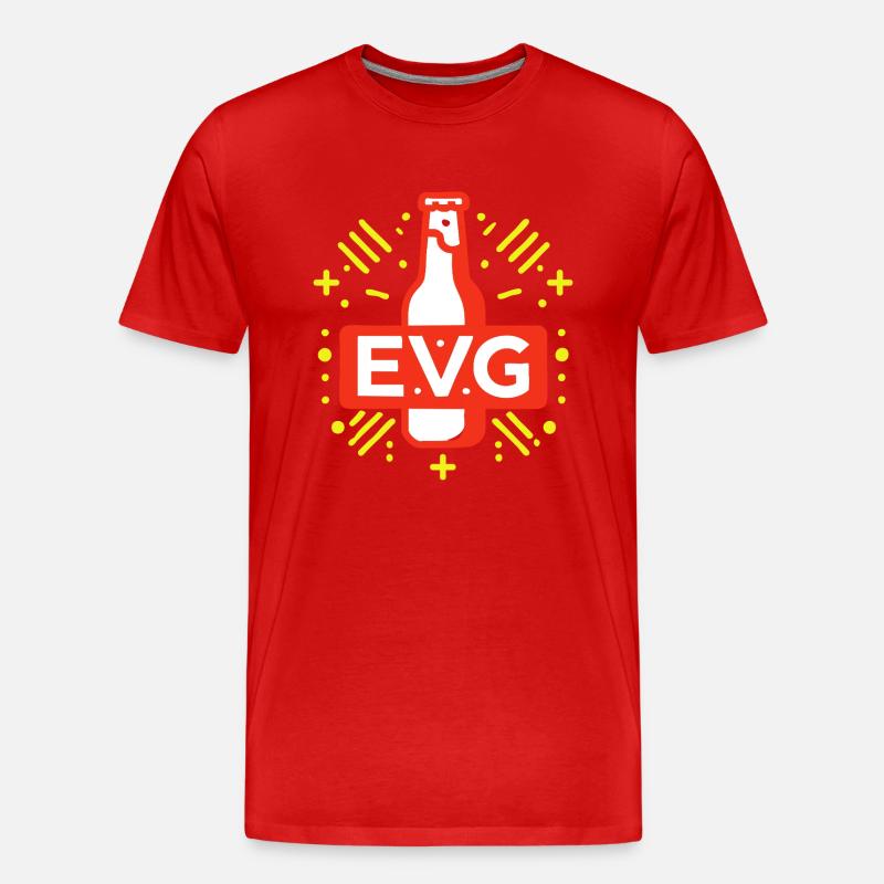 Junggesellinnenabschied - Männer Premium Bio T-Shirt - Rot