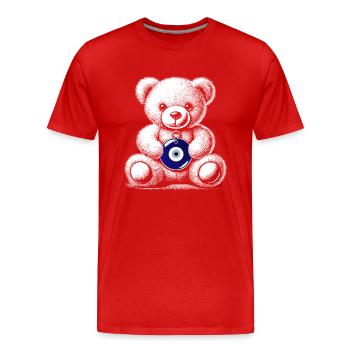 Nazar - Men's Premium Organic T-Shirt - red - Front - Damien (186cm)
