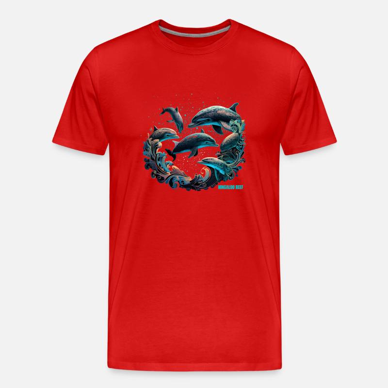 NINGALOO REEF - Männer Premium Bio T-Shirt - Rot