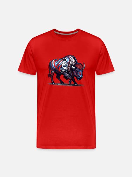 Couleur Buffalo - T-shirt bio Premium Homme - rouge