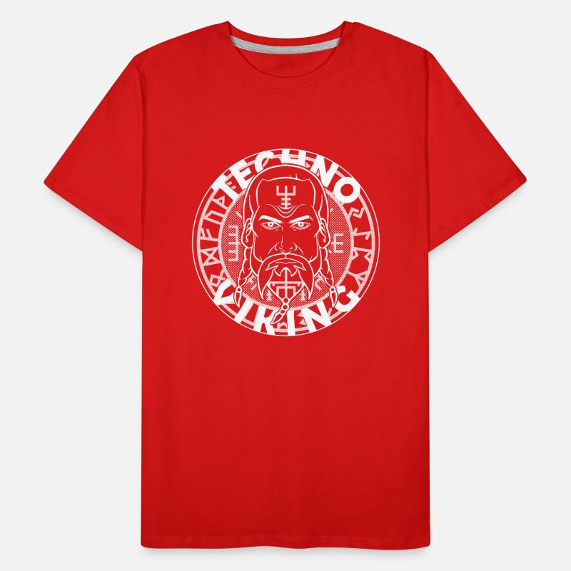 Techno viking - meme internet T-shirt bio Premium Homme