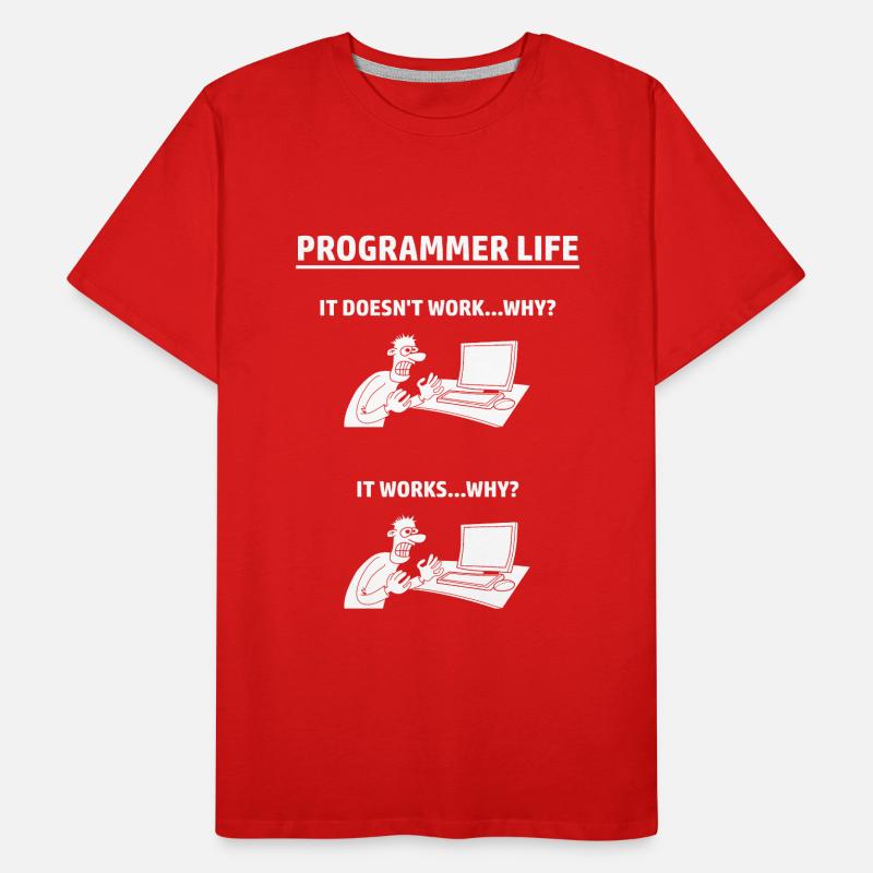 Programmierer Humor Informatik IT Männer Premium Bio T-Shirt