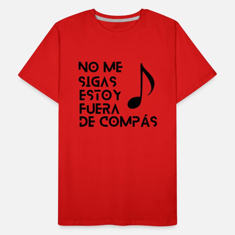 Sammlung "Folge mir nicht, ich bin aus Compás raus" Männer Premium Bio T-Shirt
