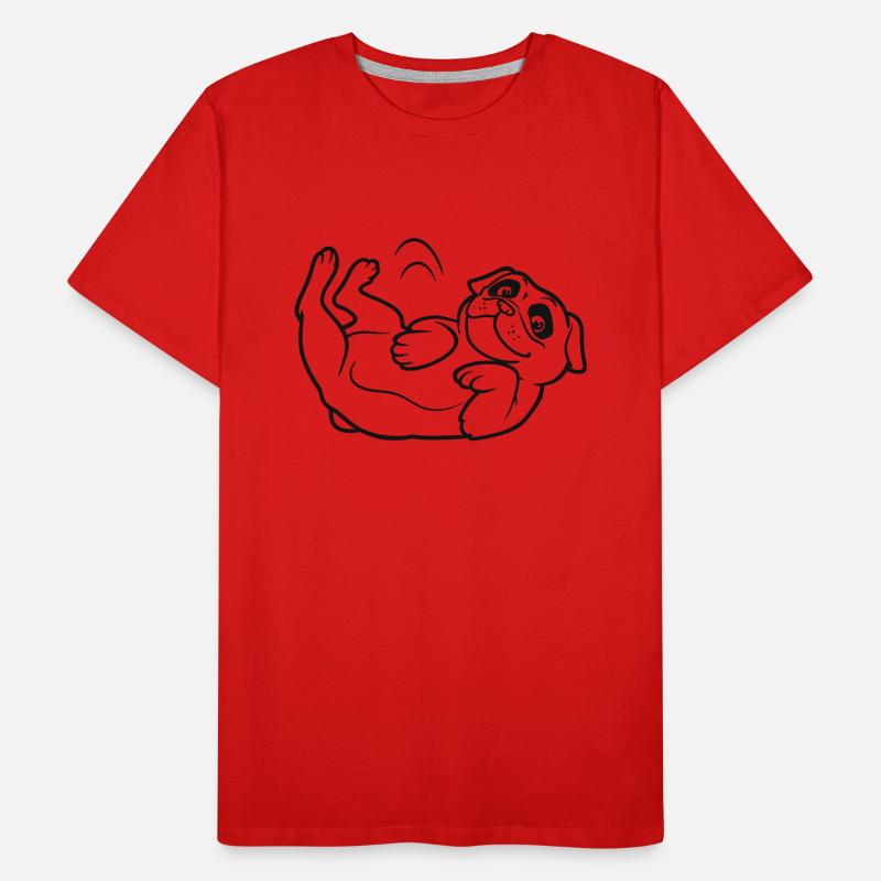 Rollmops | Roll Pug Men's Premium Organic T-Shirt