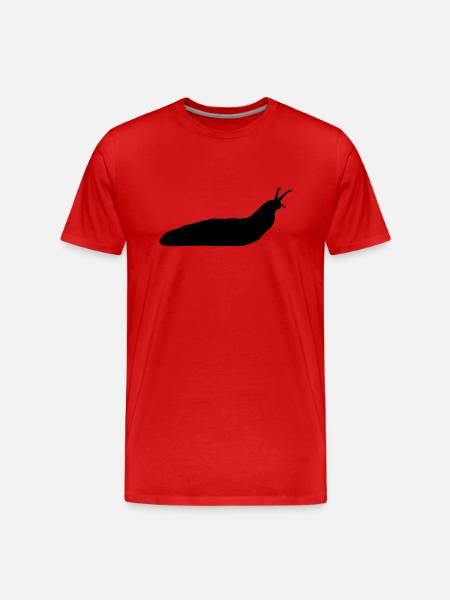 Snail - Men's Premium Organic T-Shirt - red