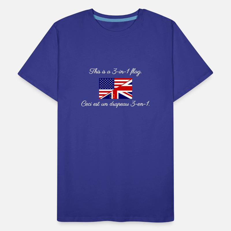 This is a flag II / Ceci est un drapeau II T-shirt bio Premium Homme