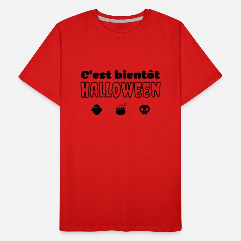 Bald Halloween Männer Premium Bio T-Shirt