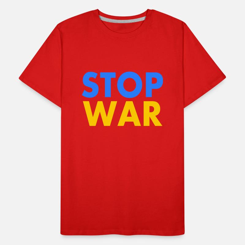 Stop war T-shirt bio Premium Homme
