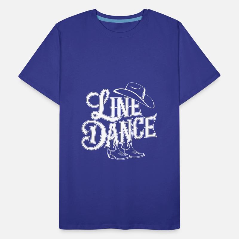 Conception de danse en ligne pour danseurs et groupe de danse T-shirt bio Premium Homme