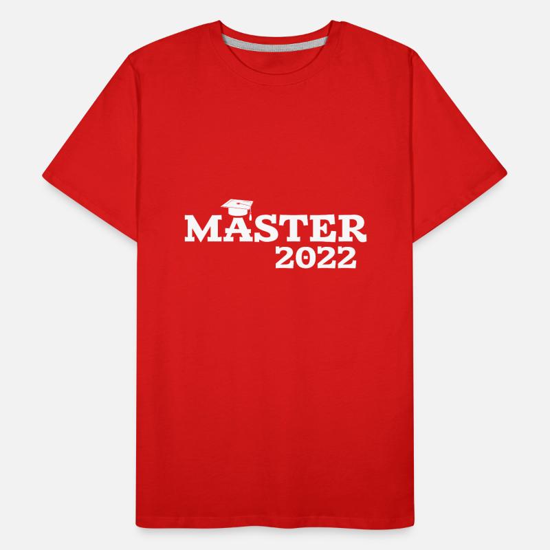 Master 2022 Masterabschluss Masterprüfung Geschenk Männer Premium Bio T-Shirt