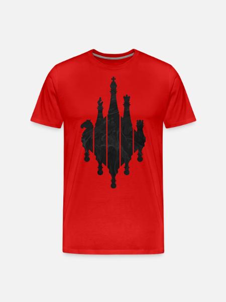 CHESS CHESS GAME - Men's Premium Organic T-Shirt - red
