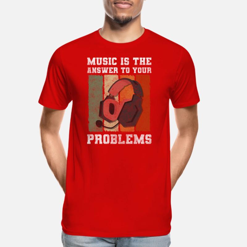 Problem Solution Satire Doesn't matter Men's Premium Organic T-Shirt
