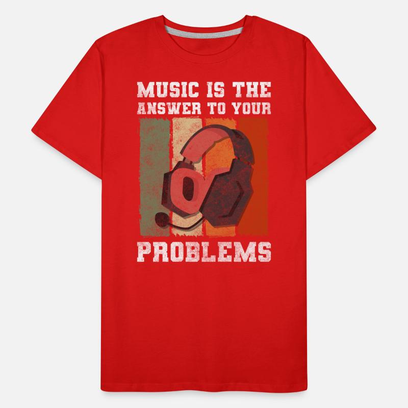 Problem Solution Satire Doesn't matter Men's Premium Organic T-Shirt
