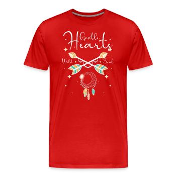 Rêver Rêveur Tatouage Rêver - T-shirt bio Premium Homme - rouge - Devant - Damien (186cm)