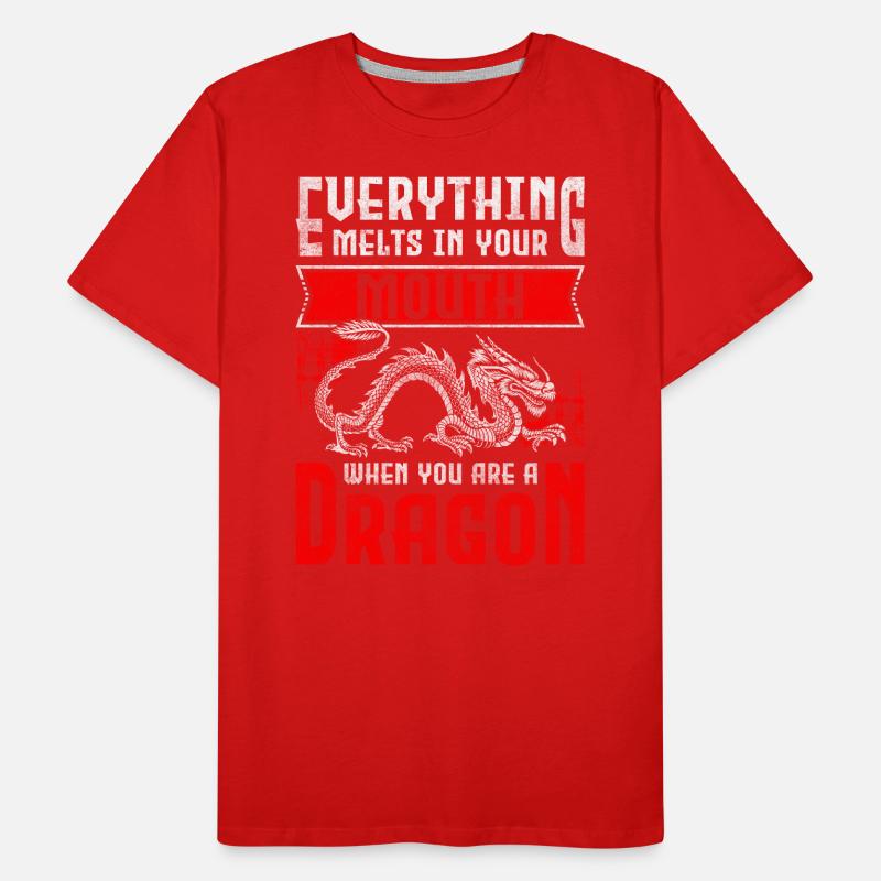 Fire Wing Creature Men's Premium Organic T-Shirt