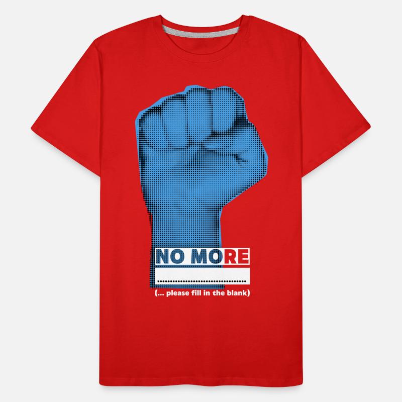 Poing Serré, Protestation, Slogan De Protestation T-shirt bio Premium Homme