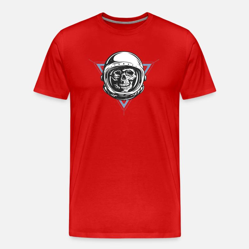 Spacemonkey - Männer Premium Bio T-Shirt - Rot