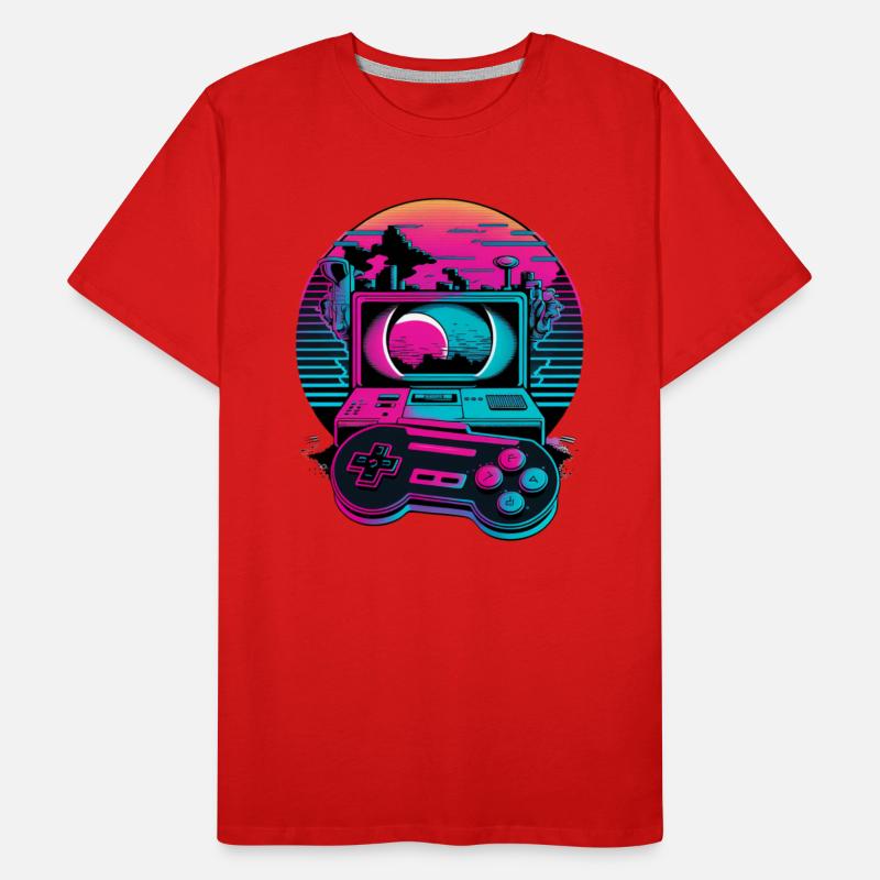 Console Controller Gaming Men's Premium Organic T-Shirt