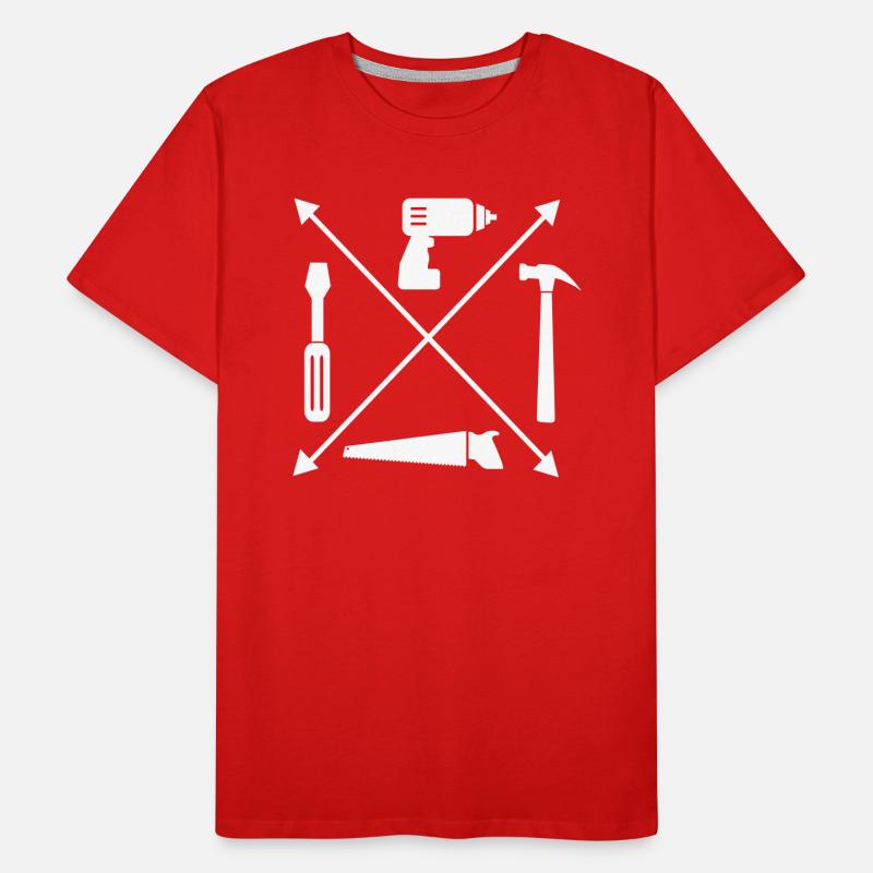 Handwerker Männer Premium Bio T-Shirt