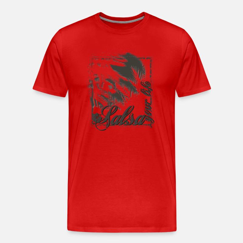 salsa - Männer Premium Bio T-Shirt - Rot