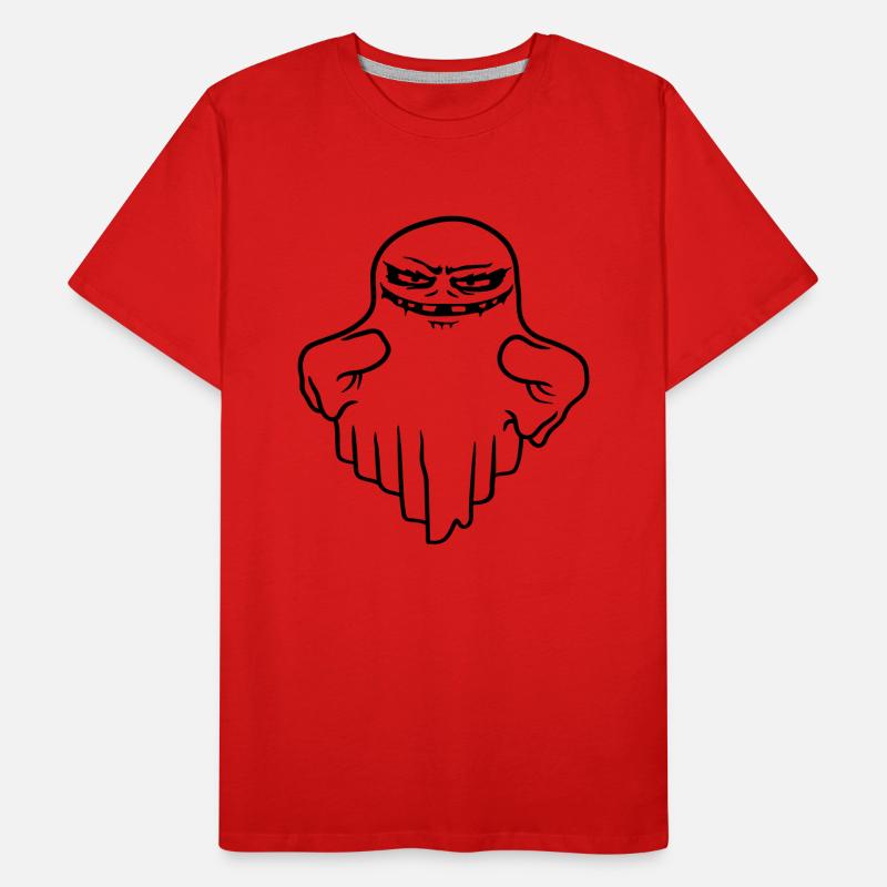Floating Monster Ghost Comic Men's Premium Organic T-Shirt