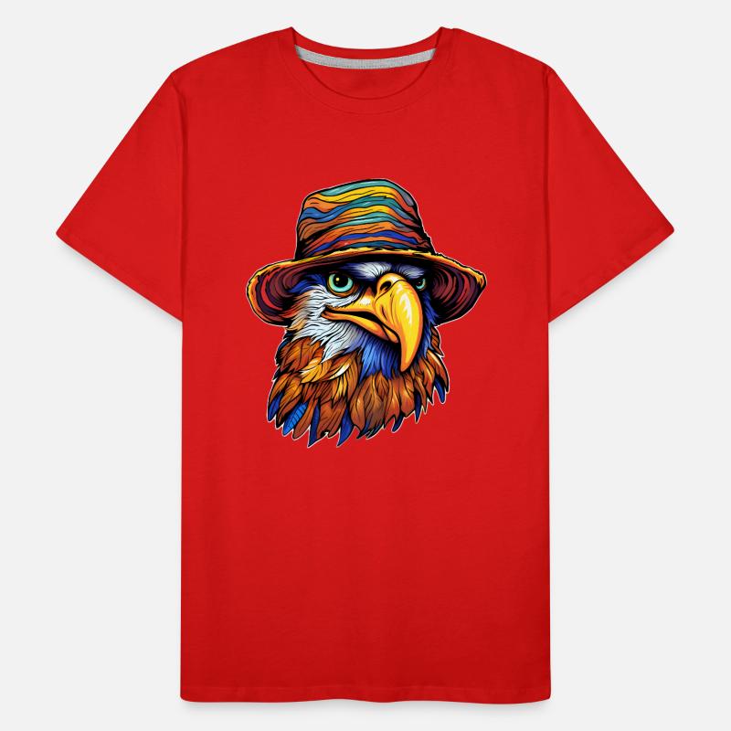 Summer Soaring Eagle Men's Premium Organic T-Shirt