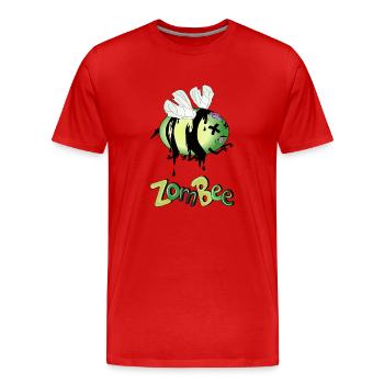 ZomBee - T-shirt bio Premium Homme - rouge - Devant - Damien (186cm)