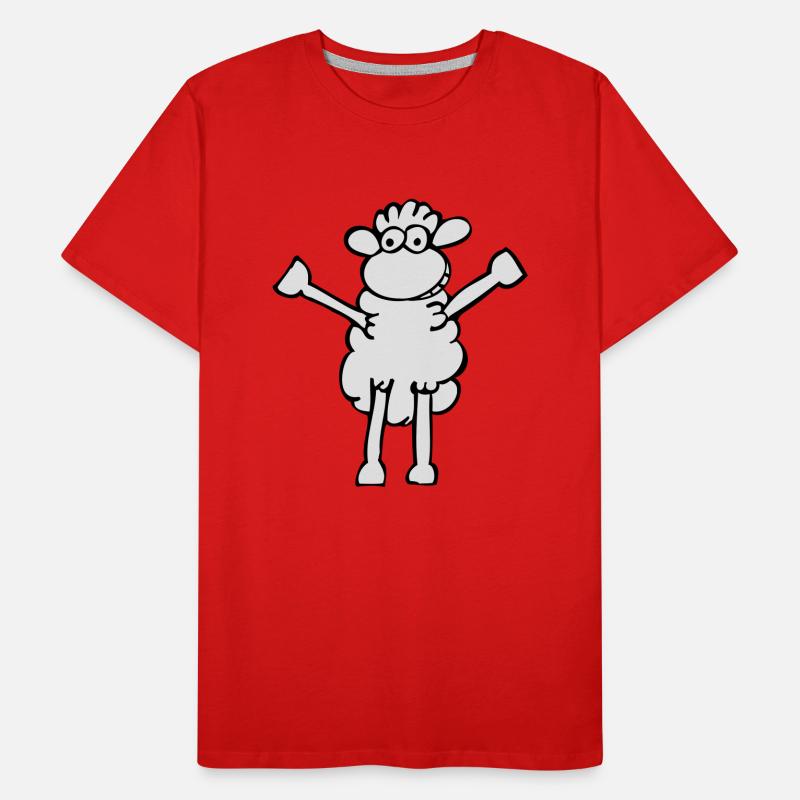 Moppel Schaf Flex Männer Premium Bio T-Shirt