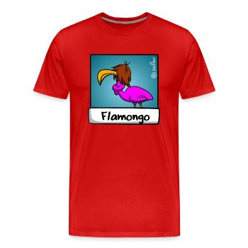 Was Ist Pink Und Behindert - Premium Edition - Männer Premium Bio T-Shirt - Rot - Vorne - Damien (186cm)