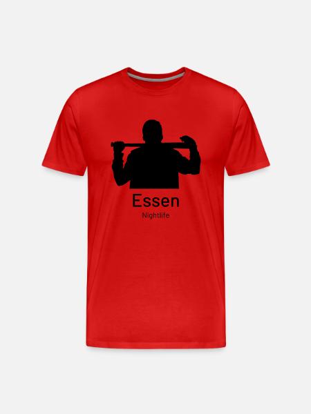 Eat. Nightlife - Men's Premium Organic T-Shirt - red