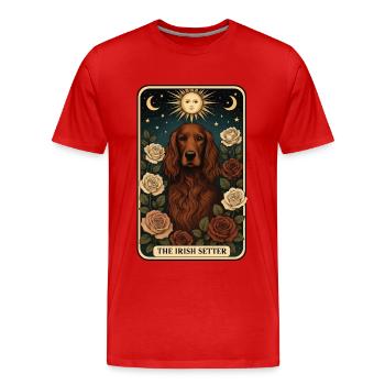 Irish Setter - Männer Premium Bio T-Shirt - Rot - Vorne - Damien (186cm)