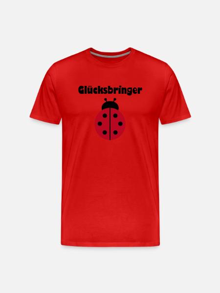 Marienkäfer - Männer Premium Bio T-Shirt - Rot