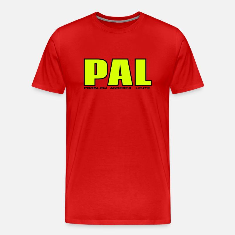 PAL - someone else's problem - Men's Premium Organic T-Shirt - red