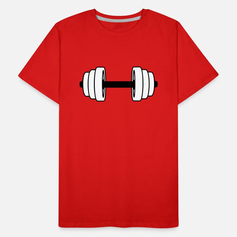 weights Men's Premium Organic T-Shirt