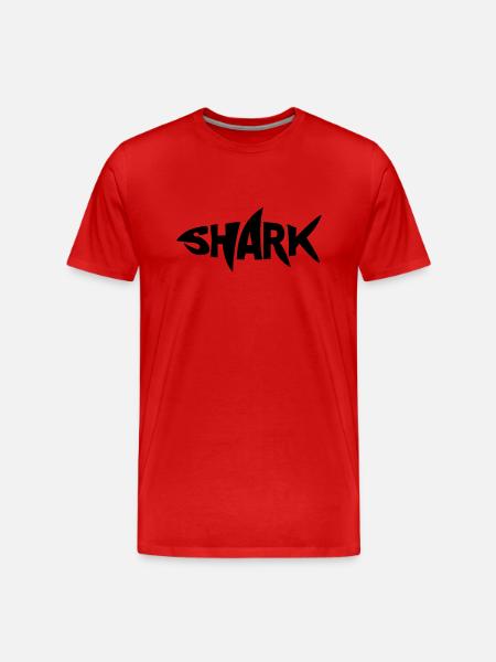 shark - T-shirt bio Premium Homme - rouge