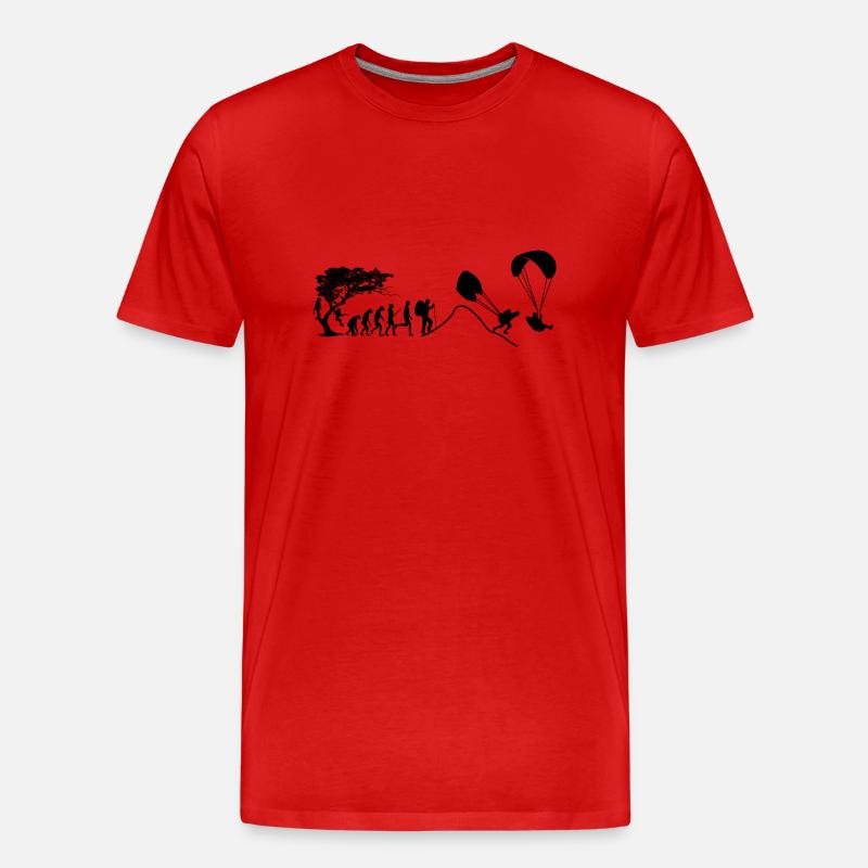 PG evolution 2 - Männer Premium Bio T-Shirt - Rot