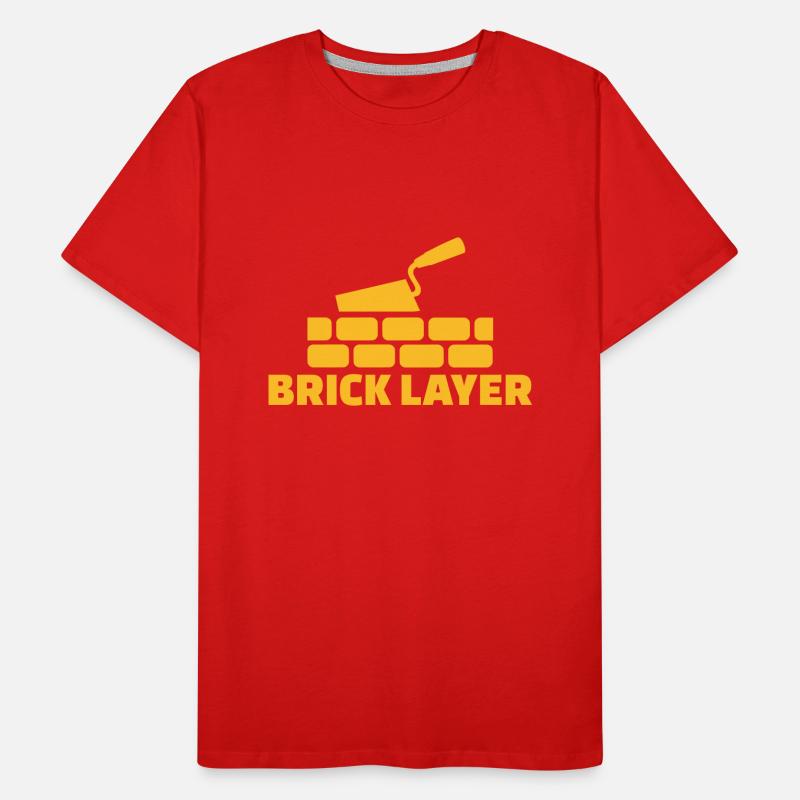 Brick layer Men's Premium Organic T-Shirt