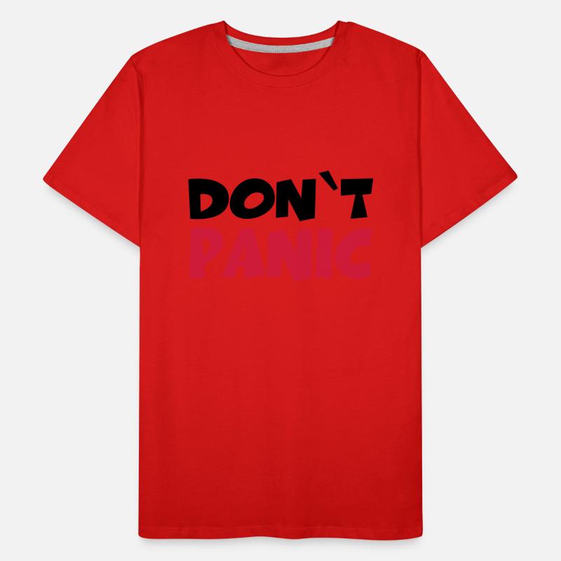 Don't panic Männer Premium Bio T-Shirt
