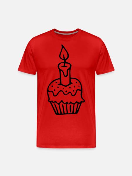 First birthday one-year-old gift idea - Men's Premium Organic T-Shirt - red